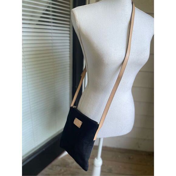 Kate Spade New York Kennedy Park Tess Crossbody Bag Black Nylon Leather - Picture 9 of 12